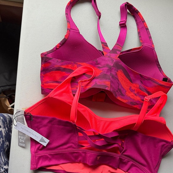 Victoria's Secret Pink and Red Sports Bra Duo - Picture 3 of 3